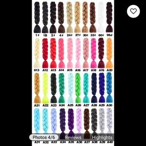 Colorful Braiding Hair Extensions